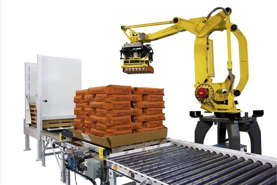 Rebuilt Fanuc bag palletizer